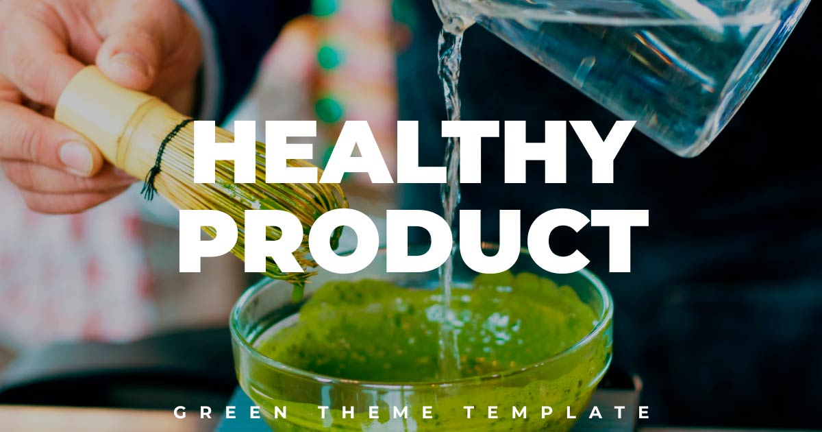 Use This WordPress Design Template for Healthy Product Website